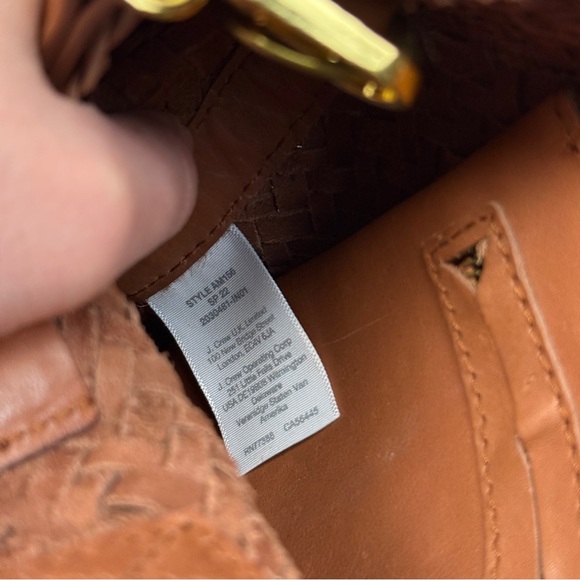 Madewell The Small Transport Crossbody in Woven Leather - Picture 7 of 7